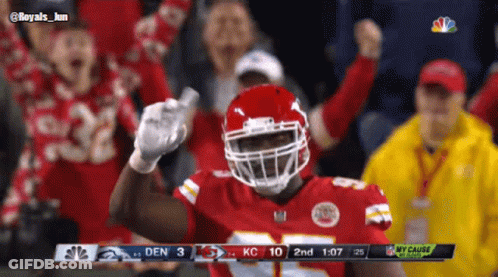 Football Player In Red Helmet Giving Thumbs Up GIF