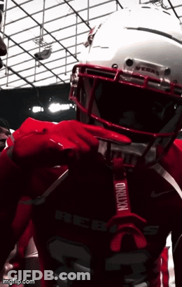 Football Player In Red Jersey #24 GIF