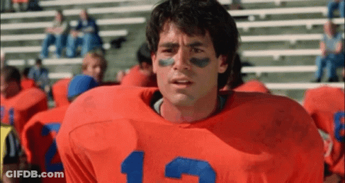 Football Player In Red Jersey Number 12 GIF