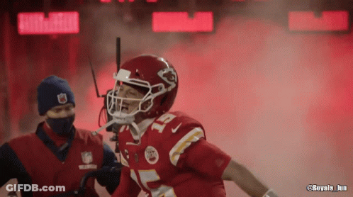Football Player In Red Jersey Number 12 GIF