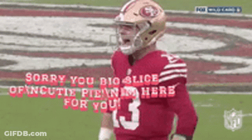 Football Player In Red Jersey Number 13 GIF