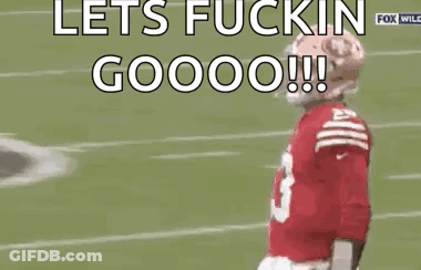 Football Player In Red Jersey Number 13 Jumping GIF