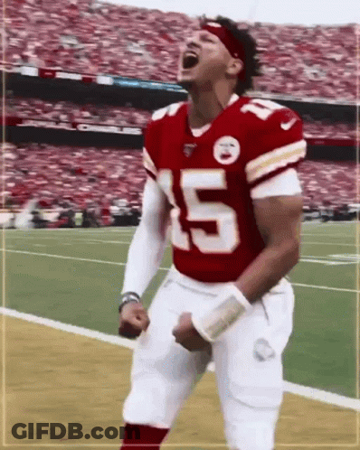 Football Player In Red Jersey Number 15 GIF