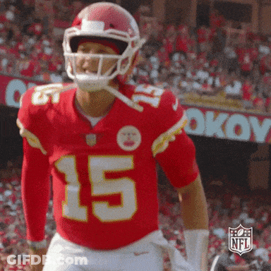 Football Player In Red Jersey Number 15 GIF