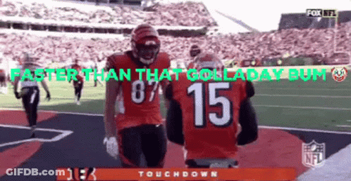 Football Player In Red Jersey Number 15 GIF