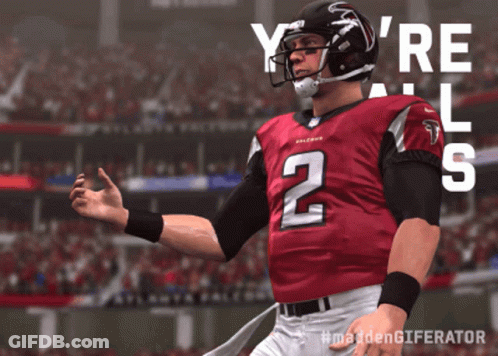 Football Player In Red Jersey Number 2 GIF