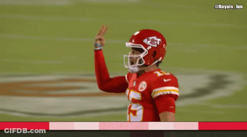 Football Player In Red Jersey Number 5 GIF