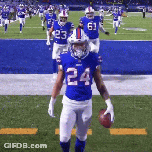 Football Player In Red Jersey Walking On Field GIF