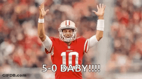 Football Player In Red Uniform Number 10 GIF