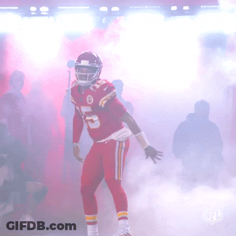 Football Player In Red Uniform Number 23 GIF
