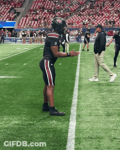 Football Player In SDSU Jersey GIF