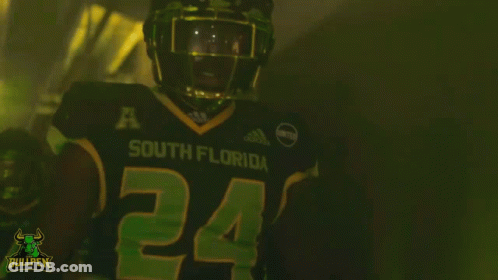 Football Player In South Florida Jersey GIF