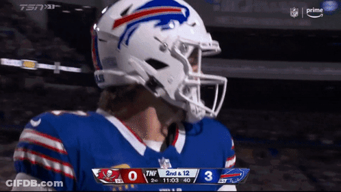 Football Player In White Helmet On Field GIF