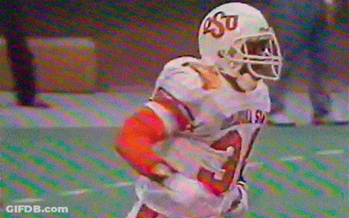 Football Player In White Helmet With Asu GIF