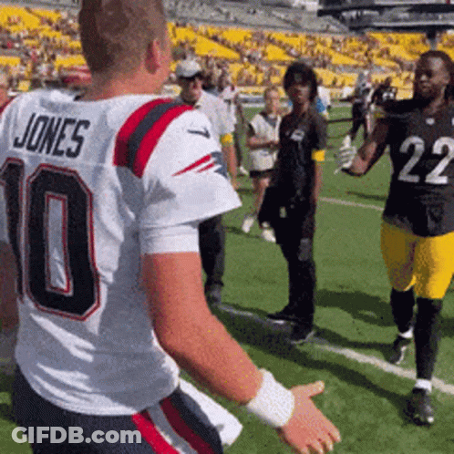 Football Player In White Jersey Jones GIF