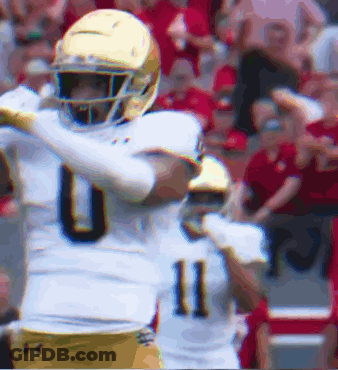 Football Player In White Jersey Number 11 GIF
