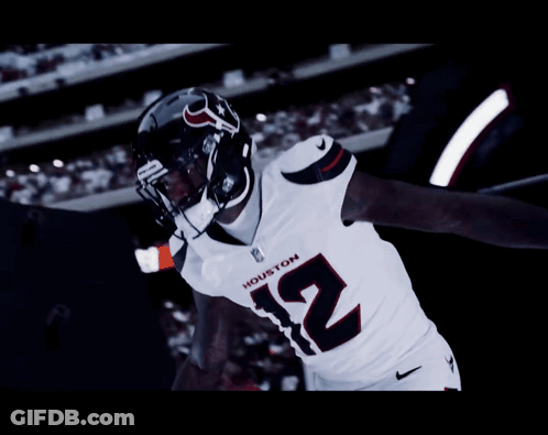 Football Player In White Jersey Number 12 GIF