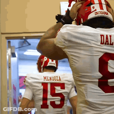 Football Player In White Jersey Number 15 GIF