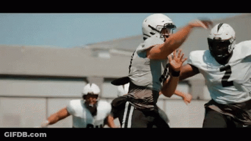 Football Player In White Jersey Number 2 GIF