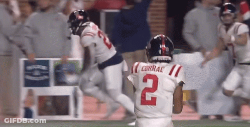 Football Player In White Jersey Number 2 GIF