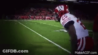 Football Player In White Jersey Number 23 GIF