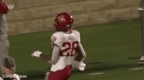 Football Player In White Jersey Number 28 GIF