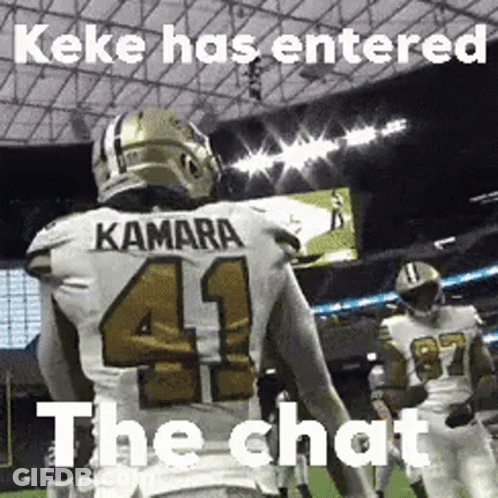 Football Player In White Jersey Number 41 GIF