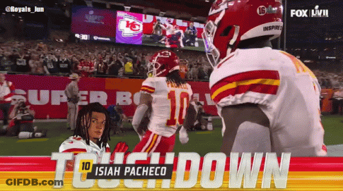 Football Player Isiah Pacheco Jersey GIF
