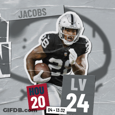 Football Player Jacobs Holding Football GIF