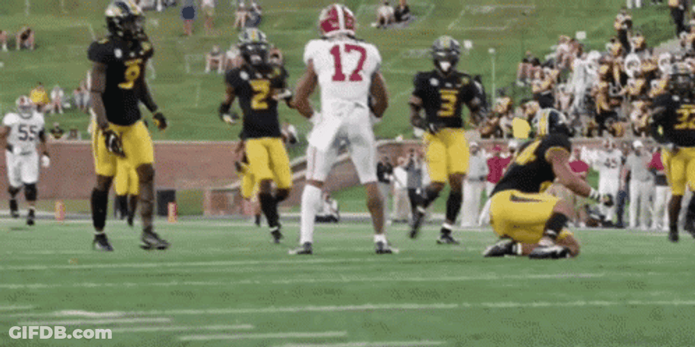 Football Player Jaylen Waddle Celebration GIF