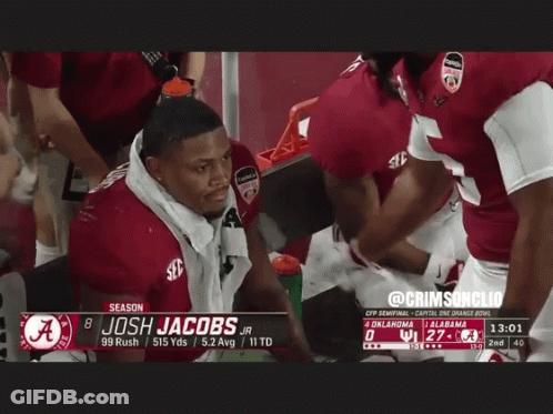 Football Player Josh Jacobs Jr GIF
