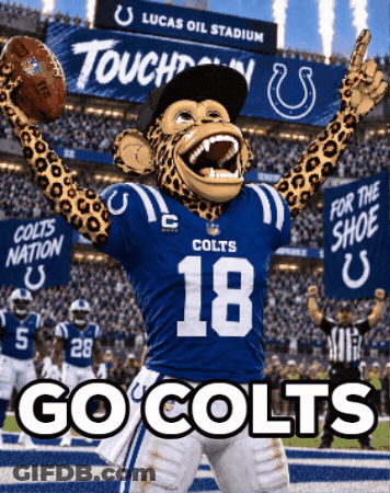 Football Player Jumping Hurdle With Text Most Accurate Daniel Jones Pass GIF