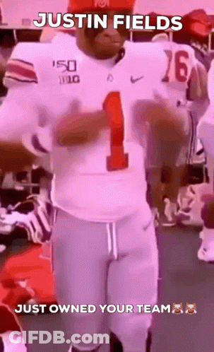 Football Player Justin Fields GIF