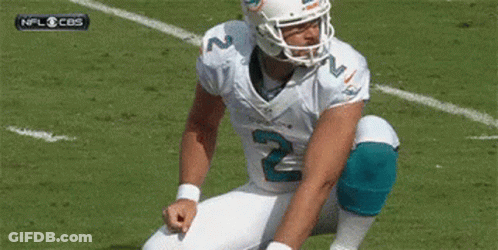 Football Player Kneeling Hands On Knees GIF