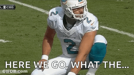 Football Player Kneeling Here We Go What The GIF