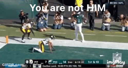Football Player Kneeling You Are Not Him GIF