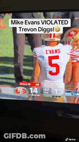 Football Player Mike Evans Standing On Field GIF