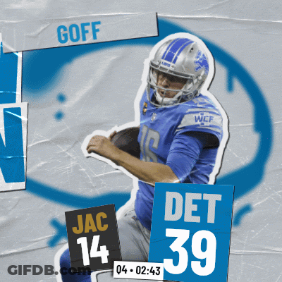 Football Player Named Goff GIF