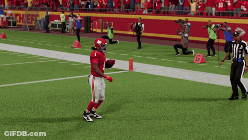 Football Player Number 1 GIF