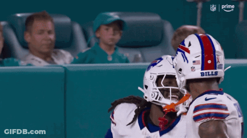 Football Player Number 1 Jumping In Air GIF