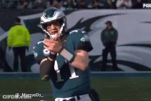 Football Player Number 1 On Field GIF
