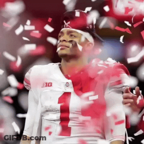 Football Player Number 1 GIF
