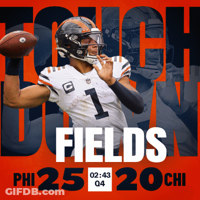 Football Player Number 1 Throwing Ball GIF