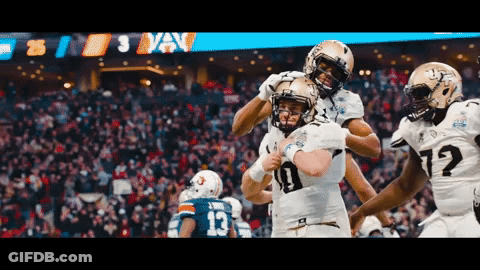 Football Player Number 10 Hugged By Teammates GIF