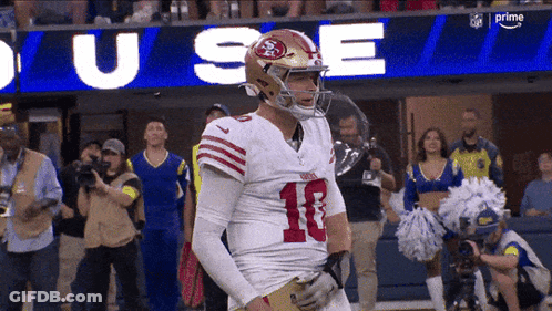 Football Player Number 10 In Front Of Prime Sign GIF