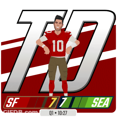 Football Player Number 10 Jersey GIF