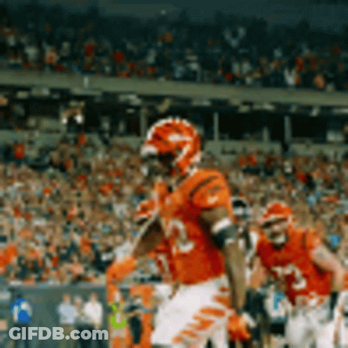 Football Player Number 10 Running With Ball GIF