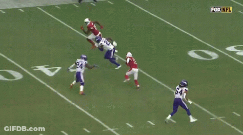 Football Player Number 10 Running GIF