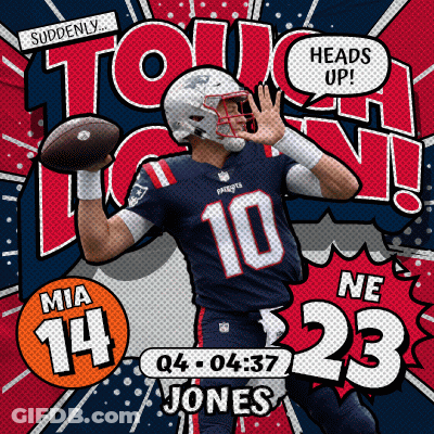 Football Player Number 10 Throwing Ball GIF