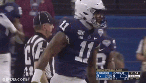 Football Player Number 11 GIF